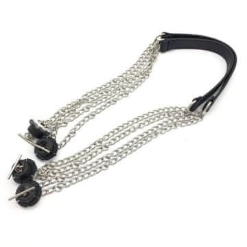 CoZy Ručka za torbu jelly bag s dugim lancem "T" - Crna