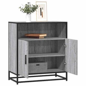 Vidaxl Komoda s ladicama, sivi hrast sonoma, 68x35x76 cm, materijal na bazi drva
