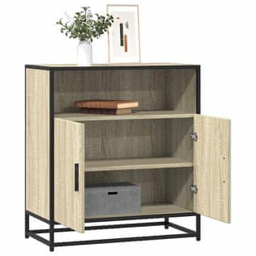 Vidaxl Komoda s ladicama, Sonoma hrast, 68x35x76 cm, Materijal na bazi drva