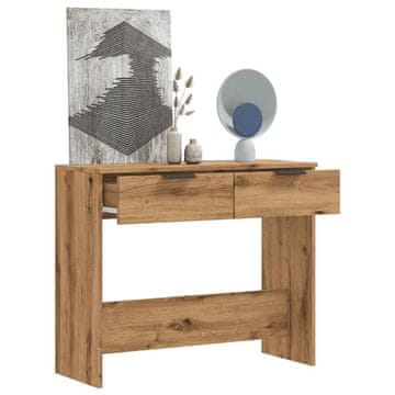 Vidaxl Konzolni stolić Dab Artisan 90x36x75 cm