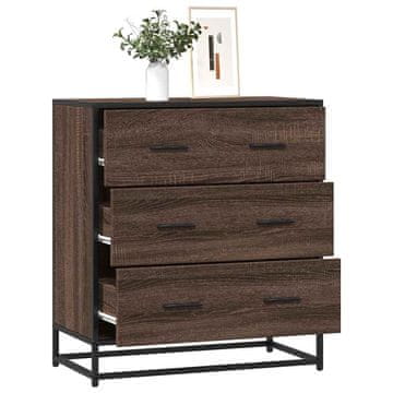 Vidaxl Ormarić Smeđi hrast 68x35x76 cm Materijal na bazi drva