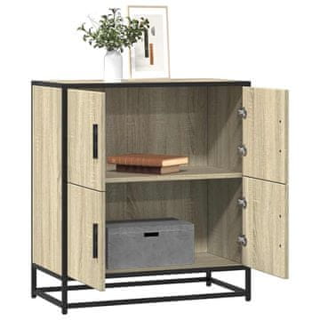 Vidaxl Komoda s ladicama, Sonoma hrast, 68x35x76 cm, Materijal na bazi drva