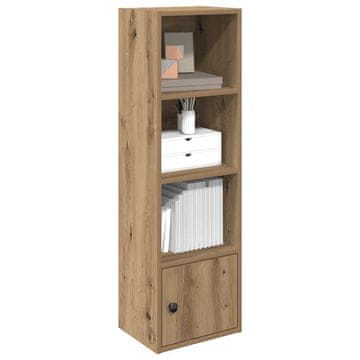 Vidaxl Polica, Artisan hrast, 31x24x102 cm, materijal na bazi drva