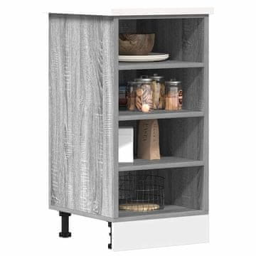 Vidaxl Podni ormarić sivi sonoma hrast 40x44,5x81,5 cm