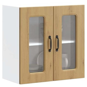Vidaxl Zidni kuhinjski ormarić s vratima, Kalmar, Artisan hrast