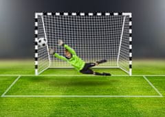 BOO Profesionalni nogometni gol 300 x 200 cm bijelo-crni
