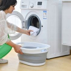 Gockowiak AIDA ovalna sklopiva zdjela cm bijelo-siva COMPACT 25L