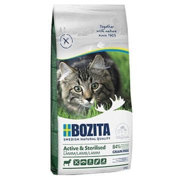 Bozita Bozita active & sterilised grain free lamb - suha hrana za mačke nakon sterilizacije - 2kg