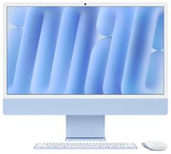 Apple iMac 24 računalo, M4, 10C GPU, 24GB, SSD512GB, moder