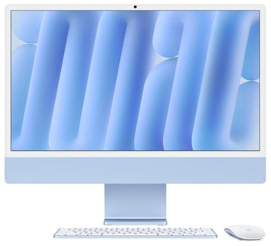 Apple iMac 24 računalo, M4, 10C GPU, 24GB, SSD512GB, moder