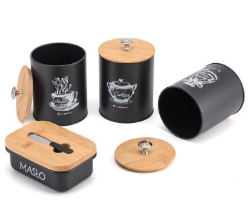 EliteHoff SET OD 3 KUHINJSKE POSUDE I POSUDE ZA MASLAC E-6057