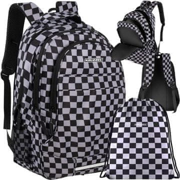slomart Ruksak KRUZZEL 22L - karirani