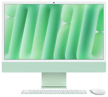 Apple iMac 24 računalo, M4, 10C GPU, 16GB, SSD512GB, zelen
