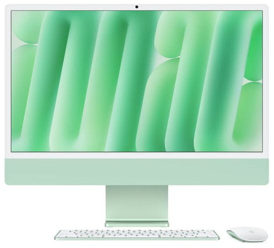 Apple iMac 24 računalo, M4, 10C GPU, 16GB, SSD512GB, zelen