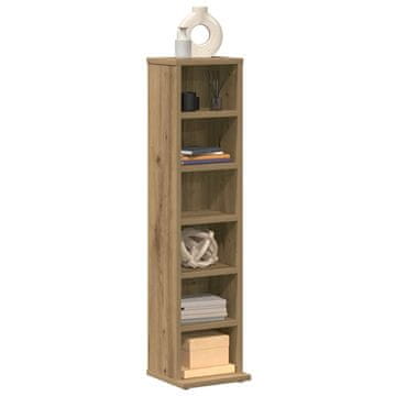 Vidaxl Ormarić za CD-ove Artisan hrast 21x20x88 cm