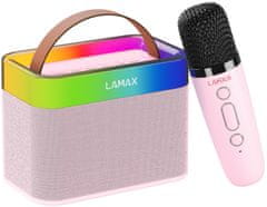 LAMAX Zvučnik KaraokeKid1 roza
