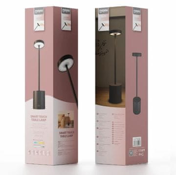 MOYOU™ LED stolna lampa 35 cm USB C crna