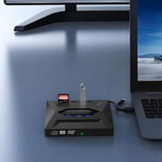 Dexxer 5v1 prijenosni CD i DVD 2MB USB 3.0 SD TF čitač