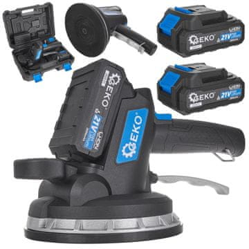 GEKO Stavite bateriju od 21V. vakum vibro ploča za polaganje pločica 180mm