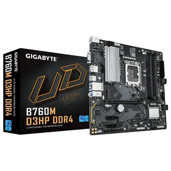 Gigabyte B760M D3HP matična ploča, Intel B760, 4xDDR4, 2xM.2, 4xSATA (B760M D3HP DDR4)