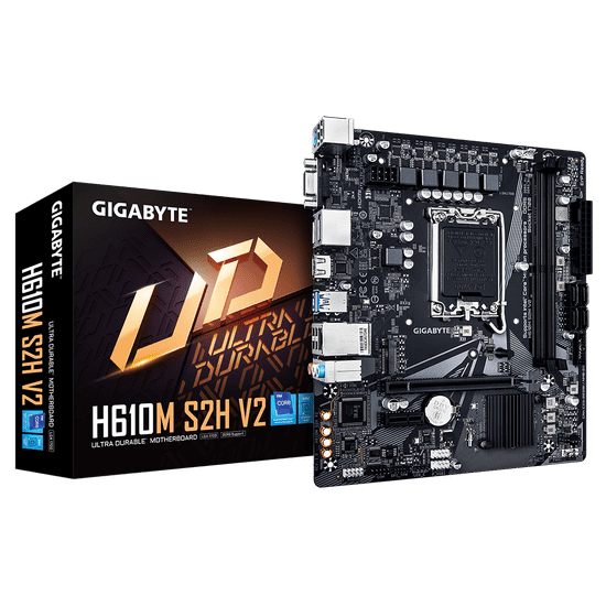 Gigabyte H610M S2H V2 matična ploča, LGA1700, mATX, Intel H610, 2xDDR5 (H610M S2H V2)