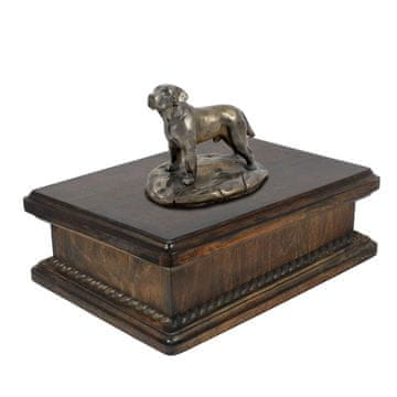 Labrador retriver - urna za pseći pepeo, klasična urna sa statuom, elegantna urna sa psom marke