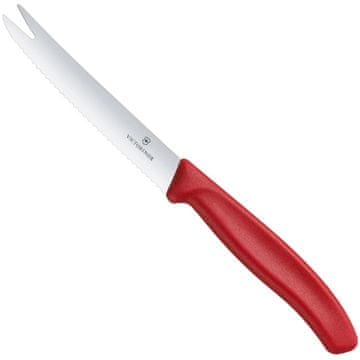 Victorinox NOŽ ZA SIR S DVOSTRUKOM OŠTRICOM NOŽ ZA KOBASICE 110 MM CRVENI