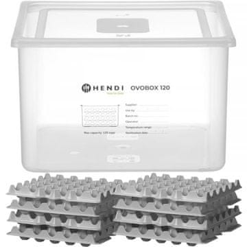 Hendi Posuda za jaja 8 ladica za 120 jaja OVOBOX 18 l 355 x 325 x 200 mm