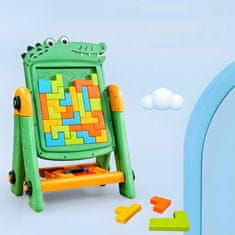 Aga4Kids Dječja ploča za flomastere 2u1 Zelena