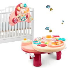 Aga4Kids Dječji interaktivni stolić Ružičasti