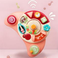 Aga4Kids Dječji interaktivni stolić Ružičasti