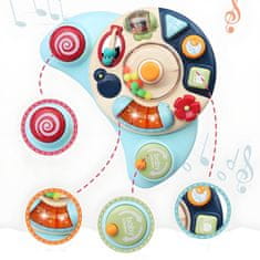 Aga4Kids Dječji interaktivni stolić Plavi