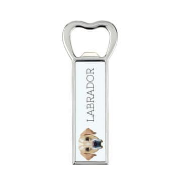Labrador retriver - otvarač za boce s fotografijom i natpisom za pivo