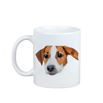Jack Russell terijer - šalica s fotografijom i natpisom geometrijski pas