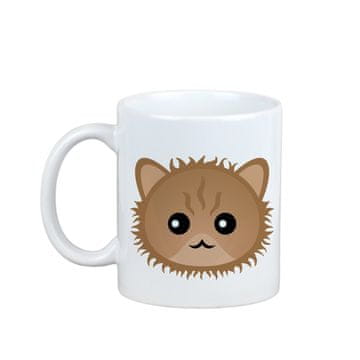Selkirk Rex - šalica s grafikom i natpisom a