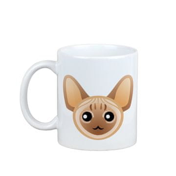 Devon Rex - šalica s grafikom i natpisom