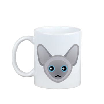 Peterbald - šalica s grafikom i natpisom a