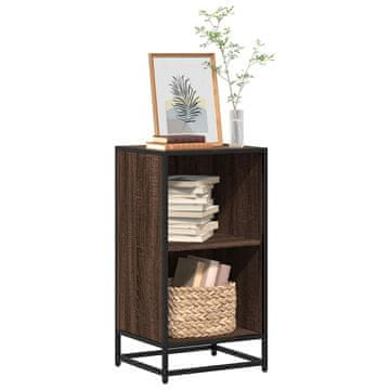 Vidaxl Polica za knjige smeđe hrastove boje 40x35x76 cm