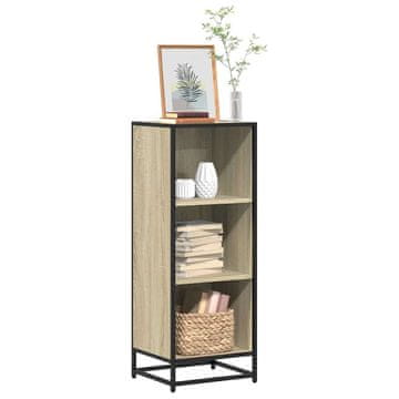 Vidaxl Polica za knjige, Sonoma hrast, 40x35x107,5 cm
