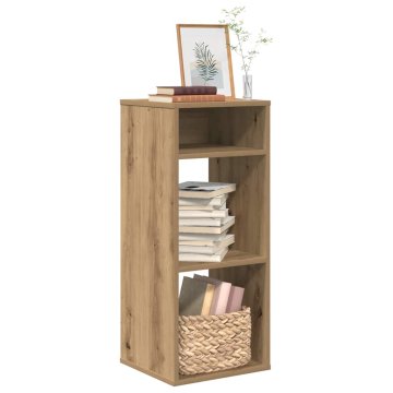 Vidaxl Polica za knjige, materijal na bazi drveta Artisan hrast