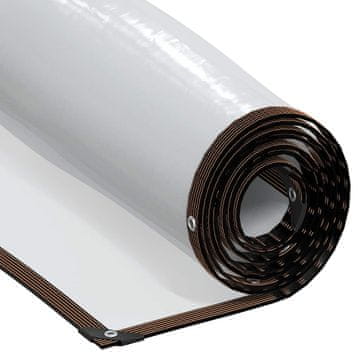 Vidaxl Prozirna cerada s ušicama 6x12 m polietilen