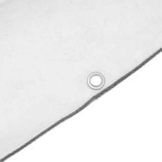 Vidaxl Prozirna cerada s ušicama za vezice 2 x 8 m polietilen