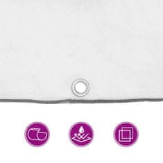 Vidaxl Prozirna cerada s ušicama za vezice 2 x 8 m polietilen
