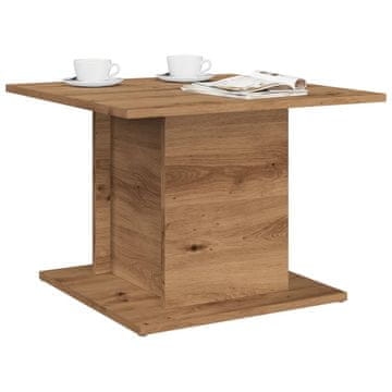 Vidaxl Klub stolić, Artisan hrast, 55,5x55,5x40 cm