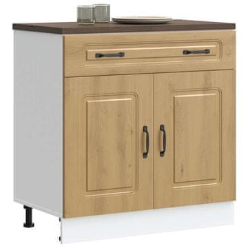 Vidaxl Podni kuhinjski ormarić, Kalmar, Artisan hrast