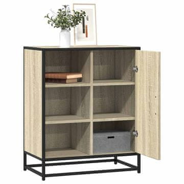 Vidaxl Komoda s ladicama, Sonoma hrast, 62x35x76 cm, Materijal na bazi drva