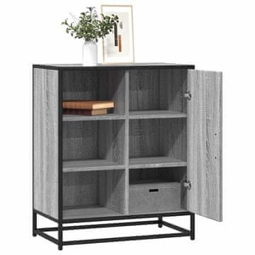 Vidaxl Komoda s ladicama, sivi hrast sonoma, 62x35x76 cm, materijal na bazi drva