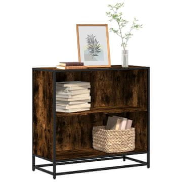 Vidaxl Biblioteka dimljena hrastovina 80,5 x 35 x 76 cm