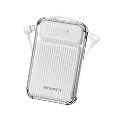 Awei  P89K 10 000 mAh, 38,5 W, bijela, Powerbank