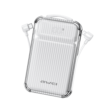 Awei  P89K 10 000 mAh, 38,5 W, bijela, Powerbank